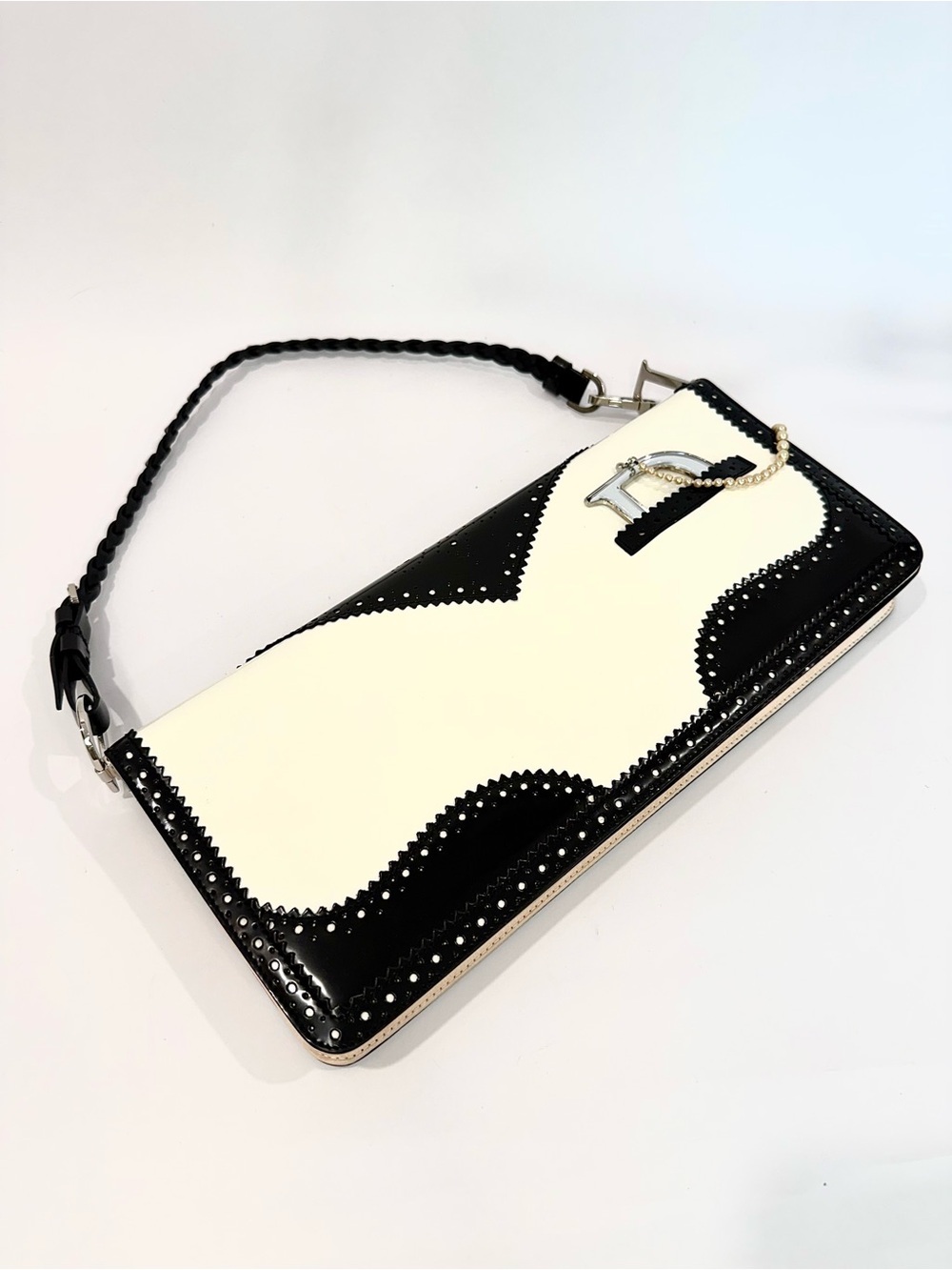 RARE Dior Runway D’Trick Shoulder Bag / Clutch - Picture 12 of 14